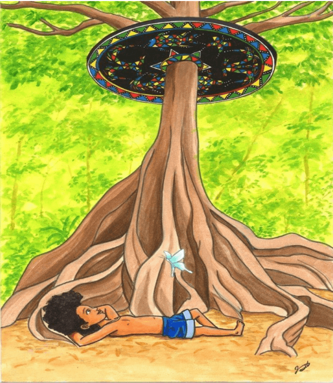 Le grand arbre Fromager de Guyane