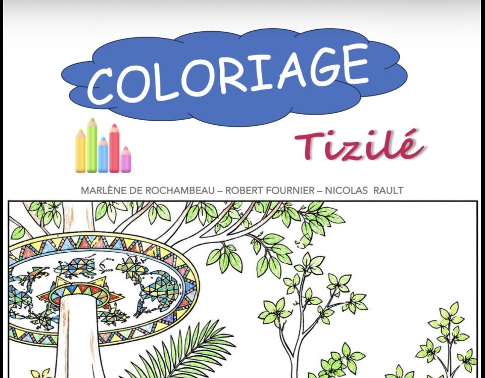 Cahier de Coloriage Tizilé Grand Format